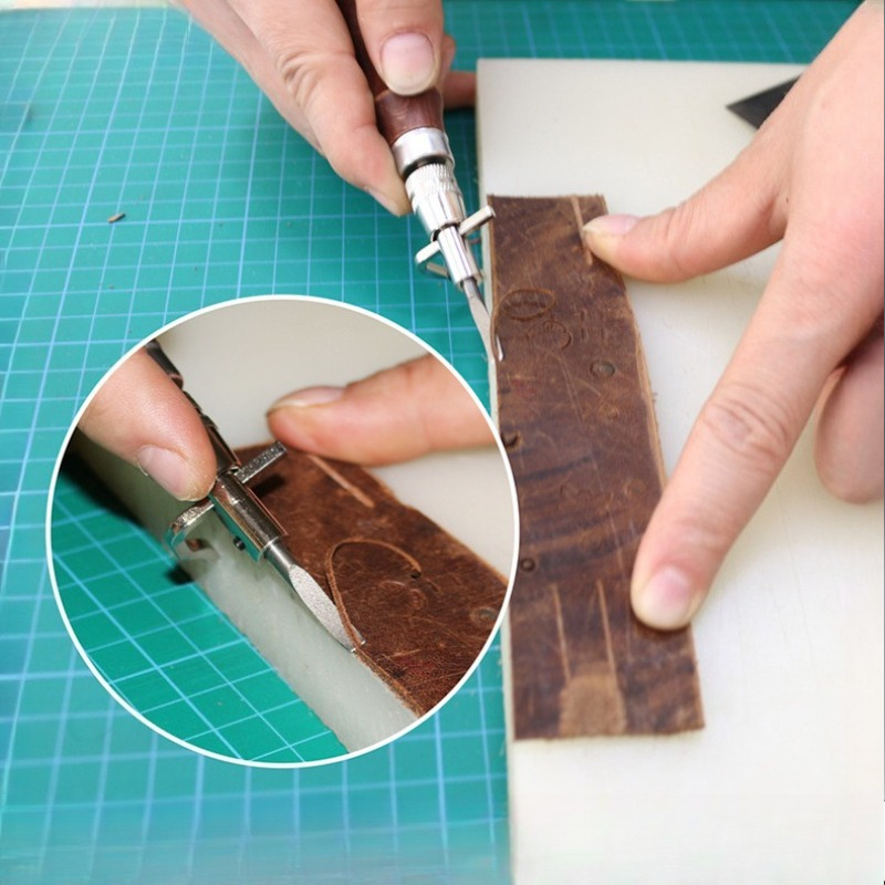 Groover Stitching Tool - 7 in 1 조절식 가죽 공예