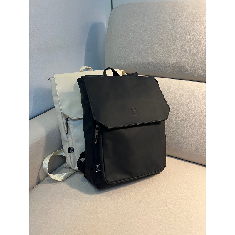 고품질 플랩형 PU 가죽 소재의 남성용 노트북 백팩,  - Leather Work Rucksack Mens 리뷰 및 가격