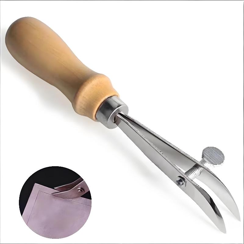 *조절 가능한 가죽 가장자리 홈 파기 도구, 수공예 홈 - Groover Stitching Tool 리뷰 및 가격