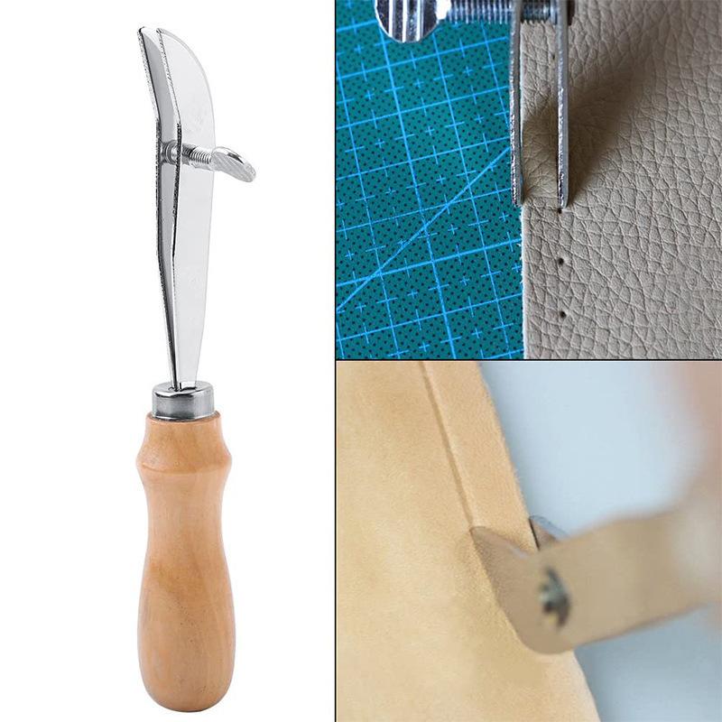 *조절 가능한 가죽 가장자리 홈 파기 도구, 수공예 홈 - Groover Stitching Tool 리뷰 및 가격