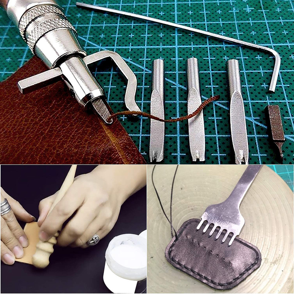 7 in 1 조절식 가죽 공예 그루버, DIY 수제 가 - Groover Stitching Tool 리뷰 및 가격