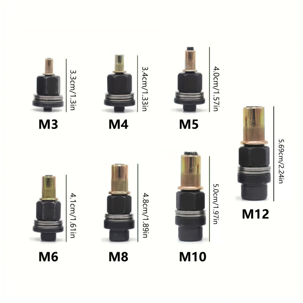 전문용 수동 리벳 공구 세트, M3, M12 나사산 너 - Rivet Setter Tool 리뷰 및 가격