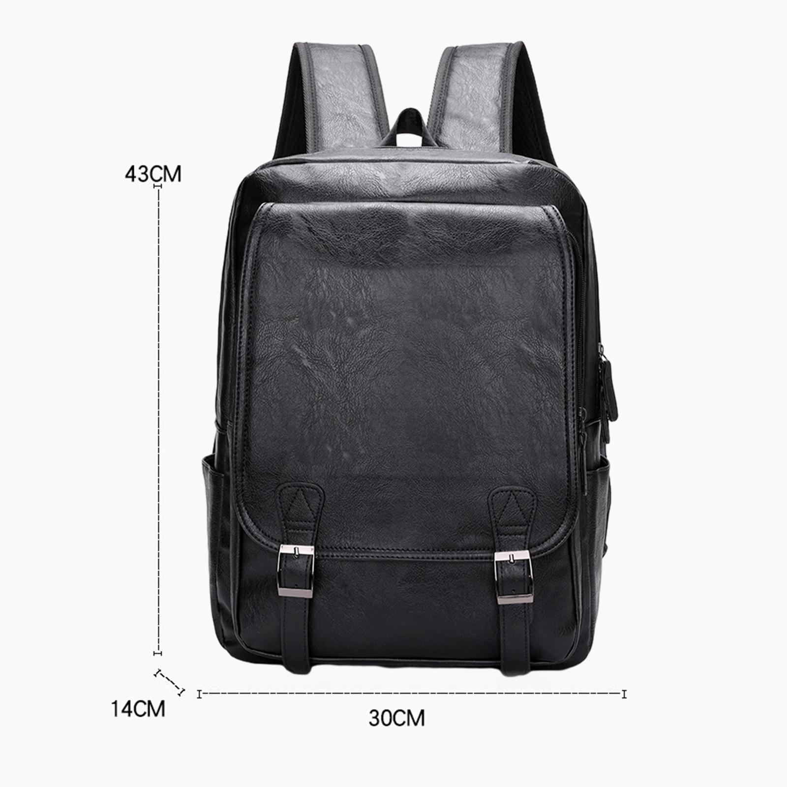 남성용 PU 가죽 노트북 백팩, 방수 기능, 15.6인 - Leather Work Rucksack Mens 리뷰 및 가격