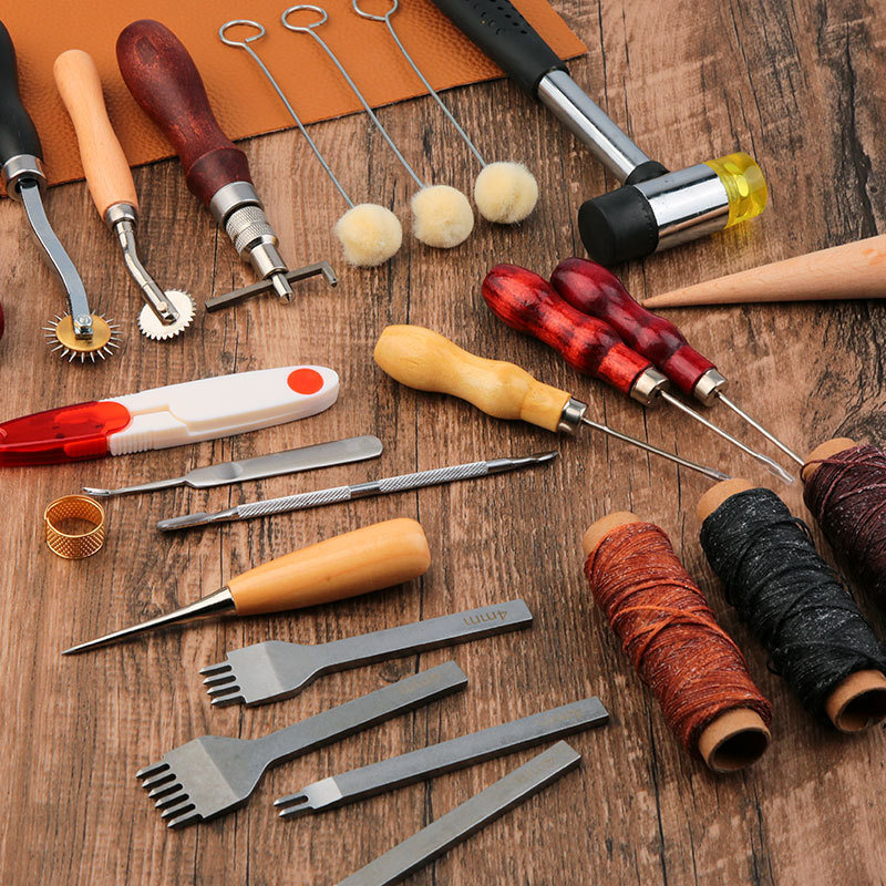 가죽 공예 도구 키트 가죽 손바느질 수리 키트 스티칭  - Groover Stitching Tool 리뷰 및 가격