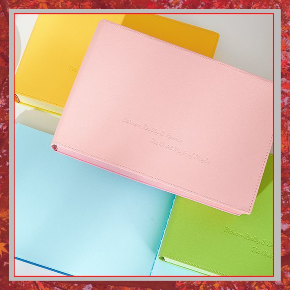 두꺼운 컬러 브릭 노트, 720페이지의 단색 페이지로  - Leather Work Diary Covers 리뷰 및 가격
