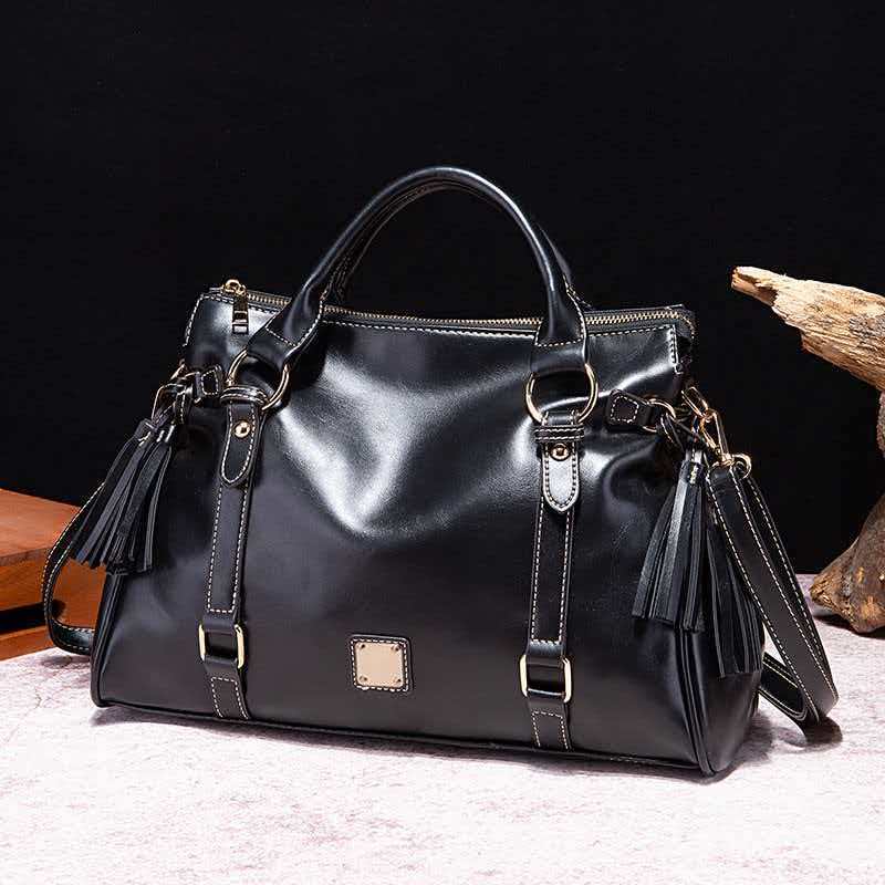 레트로 소프트 가죽 여성용 대용량 토트백 럭셔리 디자이 - Leatherwork Designs 리뷰 및 가격