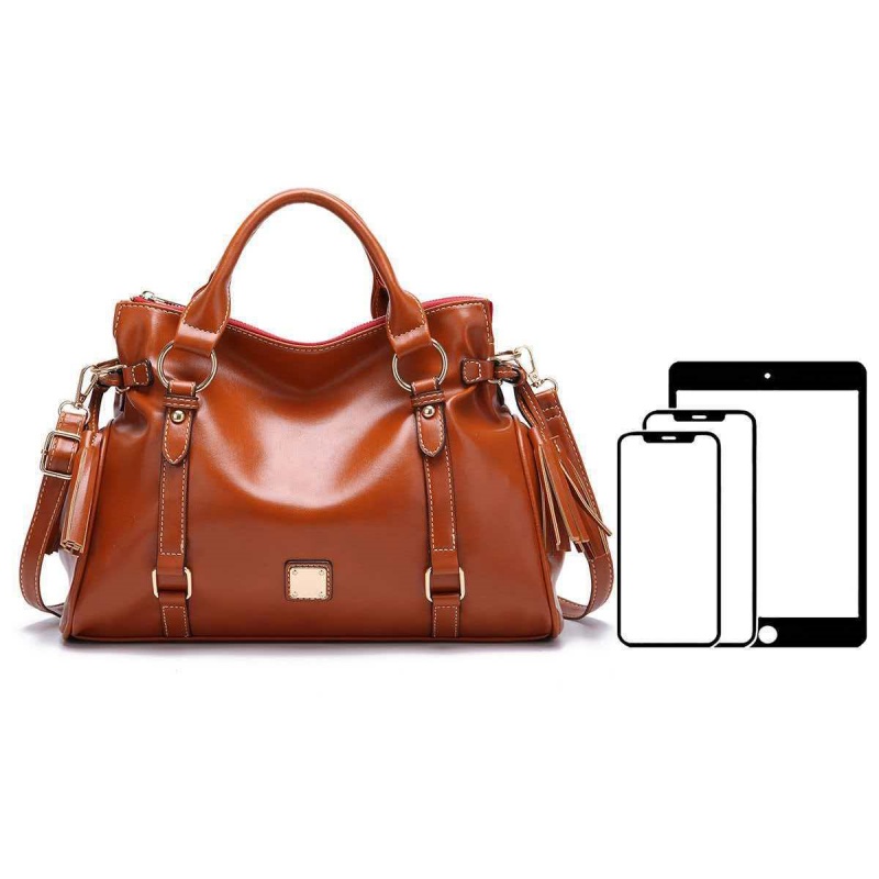 레트로 소프트 가죽 여성용 대용량 토트백 럭셔리 디자이 - Leatherwork Designs 리뷰 및 가격